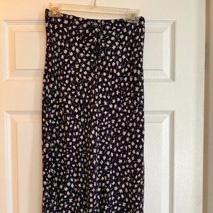 Madewell Floral Midi Skirt